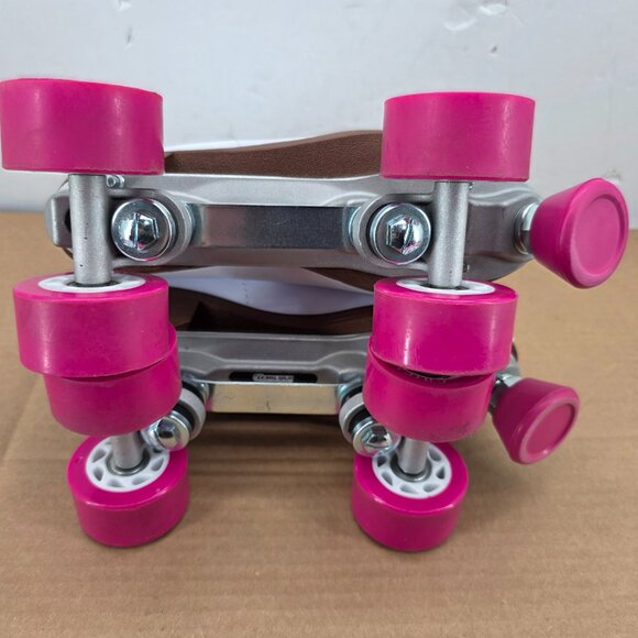 Chicago women’s roller skates size 7 white with pink wheels - Picture 7 of 16